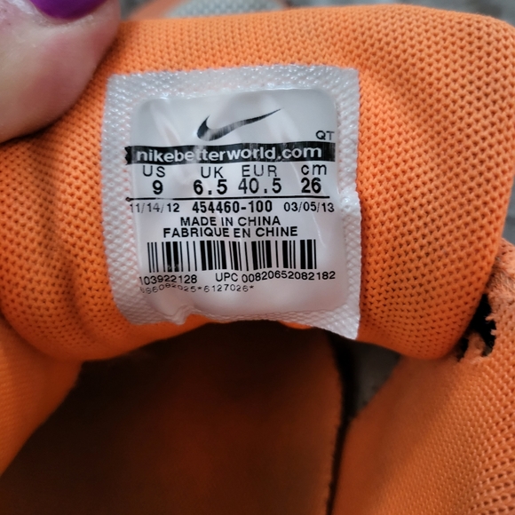 Nike Air Max 90 Hyperfuse PRM Women's Sneakers Bright Citrus Size 9 - Picture 11 of 11